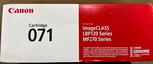 Canon 071 schwarze Tonerkassette mit hoher Kapazität für imageCLASS LBP120-Serie - Bild 1 von 5