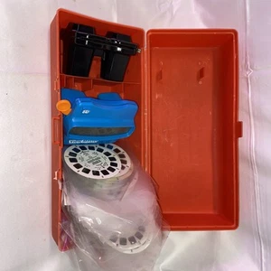 ViewMaster Kit 2 Viewers (1 black and 1 blue) 53 Reels, Collectors Case - Picture 1 of 16