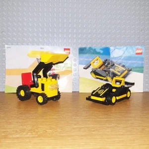LEGO TOWN 1631 & 1633 - LADER TRAKTOR & SCHWARZER RACER, TOP ZUSTAND + ANLEITUNG - Bild 1 von 3