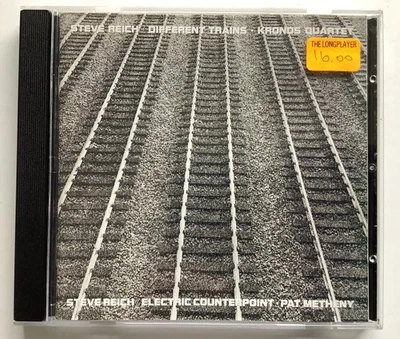 STEVE REICH Electric Counterpoint Different Trains CD 1989 WEA Kronos Metheny EX - Image 1 of 3
