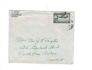 Äthiopien Brief nach Kanada verschickt - Bild 1 von 2