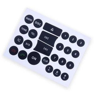 Radio Stereo Button Repair Cover Decor Set Fit For Mercedes Benz New we - Picture 1 of 3