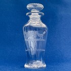 Vintage Stuart Crystal Cockerel Cocktail Shaker - British Glassware