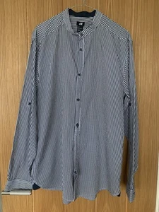 H&M Men’s Striped Shirt L - Picture 1 of 5