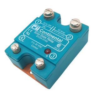 Continental SVDA/3V50 Solid State Relay, SPST, 24-330VAC, 50A, 4-23VDC Control - Picture 1 of 3