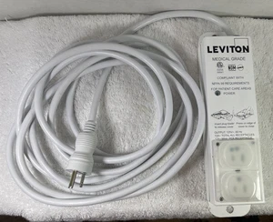 Leviton Medical Grade Power Strip, 15ft. power cord- 5302M-1N5 - Picture 1 of 14