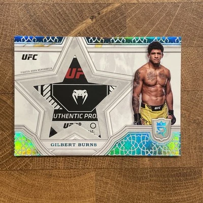 Gilbert Burns 2024 Topps Royalty UFC Star Relic Card 1/1 - Image 1 of 3