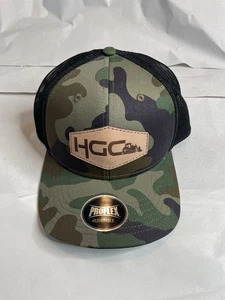 HGC Camo Hat Snapback Trucker Cap Men Green By Outdoor Cap Hunting - Picture 1 of 10