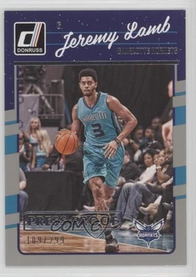 2016-17 Panini Donruss Press Proof Silver /299 Jeremy Lamb #47 - Image 1 of 2