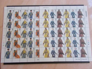 GB 2008 Military Uniforms RAF Se-tenant set of 6 in Complete Sheets of 30 U/M - Picture 1 of 1