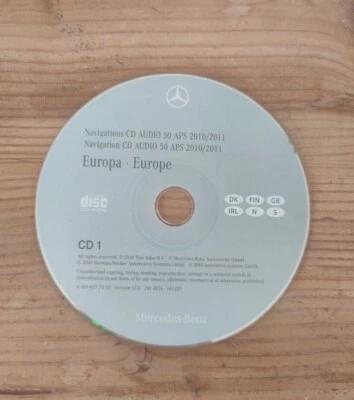 Mercedes Navigation CD Audio 50 APS NTG2 Scandinavia Great Britain IRE 2010/2011 - Bild 1 von 2