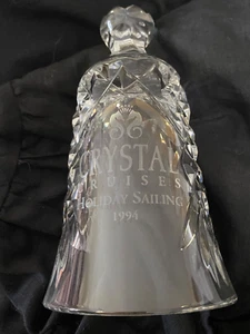 CRYSTAL CRUISES Gedenk CRYSTAL BELL 1994 Urlaub Segeln mit Logo 5 Zoll - Bild 1 von 7