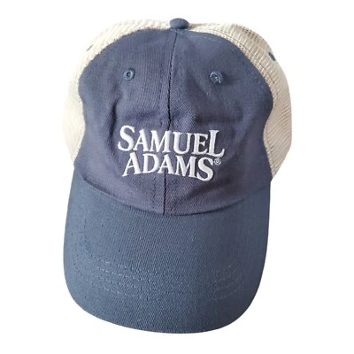 Samuel Adams Hat Sam Adams Hat Blue Adjustable Hat Adult Size Hat Blue Cap - Image 1 of 4