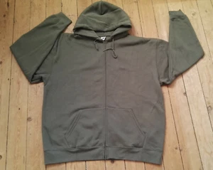 Neu / Fruit of the Loom Herren Sweat-Jacke mit Kapuze / Gr. XL / Khaki - Bild 1 von 2