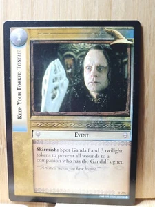 THE LORD OF THE RINGS TCG🏆2002 KEEP YOUR FORKED TONGUE🏆Event - Trading Card - Picture 1 of 1