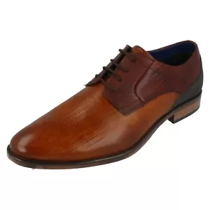 Mens 312-16413-2121 Lace Up Leather Formal Shoes By Bugatti SALE NOW - Picture 1 of 10