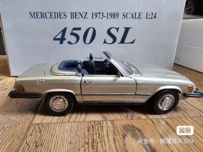CMC 1973-1989 Mercedes Benz 450SL 1:24 Silver - Image 1 of 4