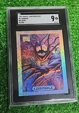 1994 Marvel Masterpieces Carnage Silver Holofoil SGC 9 MINT RARE
