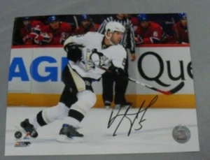 Darryl Sydor, Pgh Penguins, Signed Photo File 8 x 10 Photo, White Jersey - Picture 1 of 2