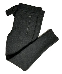 NWOT Women's Sz 8P LOFT PETITES Gray Tapered Leg Pants Zip Stretch Pockets - Picture 1 of 7