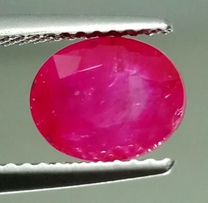 2.13 Carats Beautiful Color And Luster Natural Ruby Oval Shape Loose Stone - Picture 1 of 3