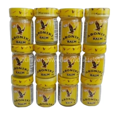 12 x Aboniki Balsam zur Muskellinderung und Schmerzen, 25 g,