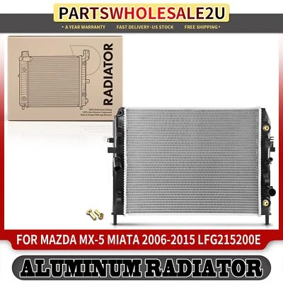 Radiador con enfriador de aceite de transmisión para Mazda MX-5 Miata 2006 2007 2008-2015 Foto 1 de 4