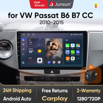 32G Android 13 Autoradio CarPlay Kam Navi RDS Für VW Passat B6 B7 CC Magotan DE - Bild 1 von 4