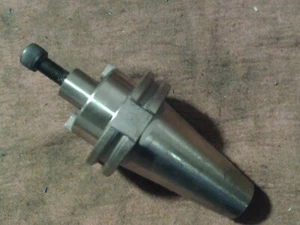  CAT40 3/4" SHELL MILL HOLDER 1-3/8" PROJ. "NEW" CAT 40 HAAS FLANGE THRU COOLANT - Picture 1 of 3