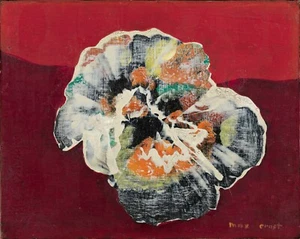 Max Ernst Surrealism Art Poster or Rolled Canvas Print "Flower Shell" - Picture 1 of 1