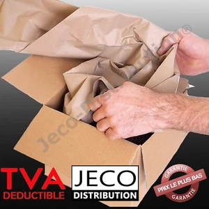 Distributeur Rouleau de papier kraft brun rembourrage calage objets dans colis - Imagen 1 de 3