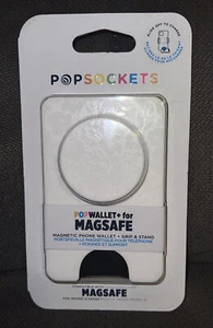 PopSockets PopWallet with PopGrip Cell Phone Grip & Stand W/Magsafe Blanc Fresh - Picture 1 of 9
