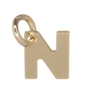 9ct Gold Alphabet Pendant Charm Initial Letter 375 Jewellery - A-Z - 14mm - Picture 1 of 38