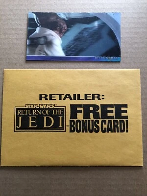 Star Wars Widevision ROTJ (1995) Admiral Ackbar One Per Case Chase Card  3D Z4 - Image 1 of 4