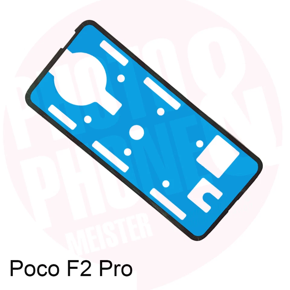 Xiaomi Poco F2 Pro Akkudeckel Klebefolie Kleber Backcover Rahmen Adhesive