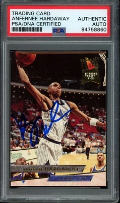 1993-94 Fleer Ultra Anfernee Hardaway #305 Rookie Card Signed Magic PSA/DNA - Image 1 of 2