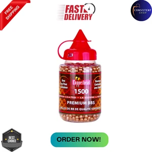 1500 Count Airgun Pistol BBs Pellets Steel Metal Ammo for BB Gun.177 Cal Bottle - Picture 1 of 2