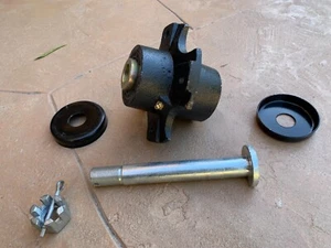 Rhino Heavy Duty 4-Bolt mount Tail Wheel Hub Assembly with 1" Axle Bolt (239) - Picture 1 of 8