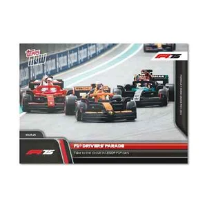2025 F1 Topps Now #36 F1 Drivers Parade: Take To The Circuit in LEGO F1 PREORDINE - Foto 1 di 2