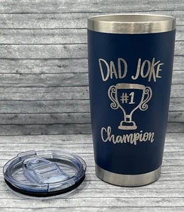 Vaso de café Dad Joke Champion 20 oz varios colores disponibles envío gratuito - Imagen 1 de 6