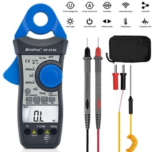 Digitale Stromzange AC/DC Niederstrom 4000mA-30A Spannung Multimeter Diodentester - Bild 1 von 9
