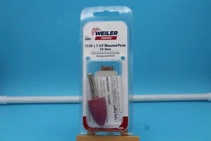 Weiler 36801 Aluminiumoxidstamm 48000 U/min Montagepunktkegel 11/16 Zoll Tag. - Bild 1 von 2