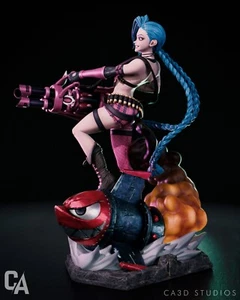 Jinx Sculpture (300mm)/3D Printed/Unpainted/Unassembled/CA3DArt - Picture 1 of 6