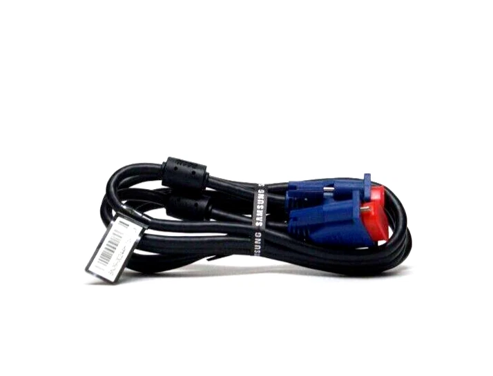 Samsung VGA Stecker Computer-Kabel Monitor Anschlusskabel 150cm Schwarz NEU - Bild 1 von 1