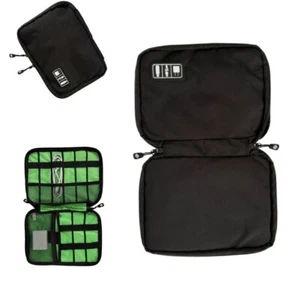 Borsa Organizzatore da Viaggio Portatile Cavo USB Custodia Impermeabile - Foto 1 di 17