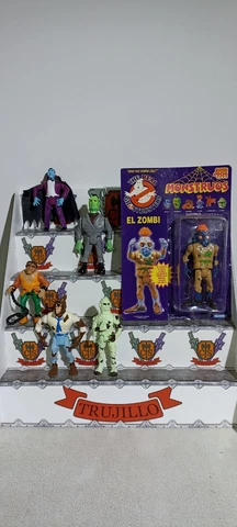 Complete collection Monsters x6 Ghostbusters JOCSA Argentina 1992 not Kenner Cover