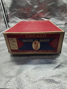Chicago Roller Skate Co Herren 10,5 Ware Bros schwarz Hyde mit Karton - Bild 1 von 11