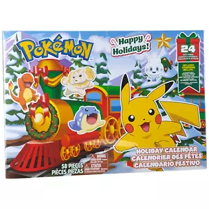 Pokemon 2024 Holiday Advent Calendar 24 Gifts 58 Pieces Brand New Sealed Jazware - Picture 1 of 15