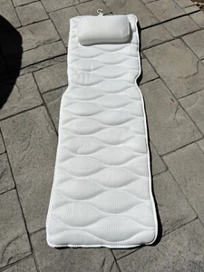 "Nueva almohada de baño de cuerpo completo Omystyle de 50"" para bañera con 21 ventosas y reposacabezas" - Imagen 1 de 5
