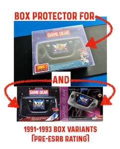 Sega Game Gear (1991-1993) USA Konsole System Box Selten -1 Box Protector NUR - Bild 1 von 3